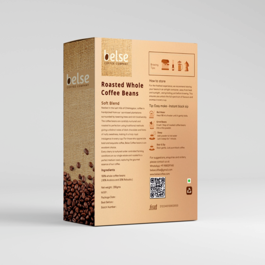Hand Roasted Whole Coffee Beans – Premium Soft Blend - Image 2